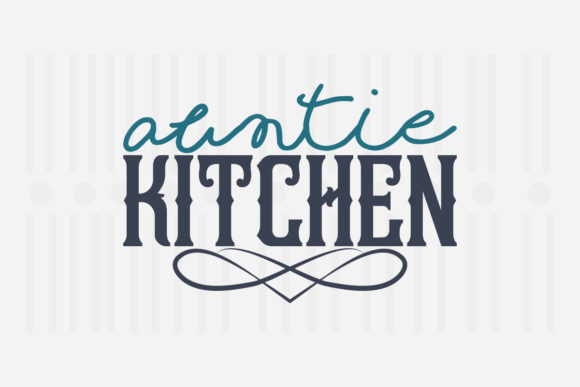 Auntie Kitchen Kitchen SVG Graphics for Crafts