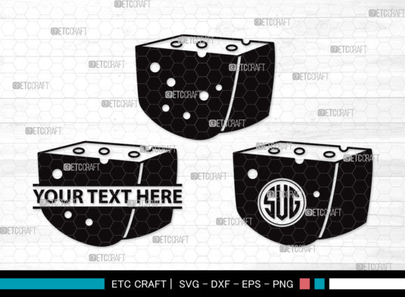 Cheese Monogram SVG Cut File