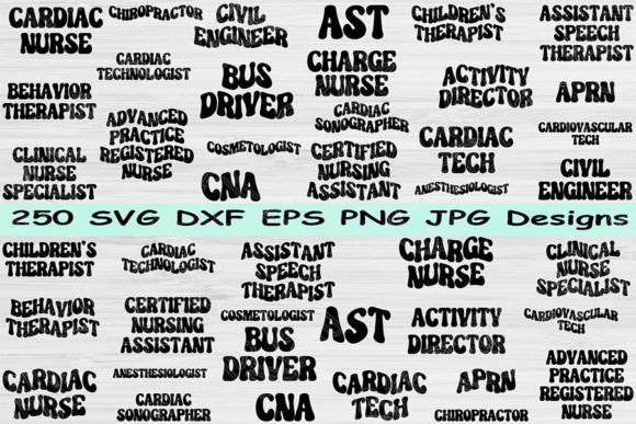 Nurse SVG, Therapist SVG — Occupation Graphics for Crafts & Marketing