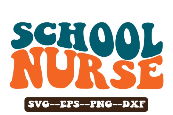 School Nurse Wavy SVG Graphics for Crafts