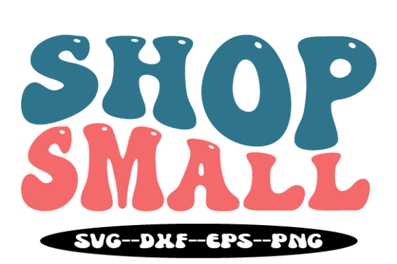 Shop Small Retro Wavy SVG Graphics for Crafts