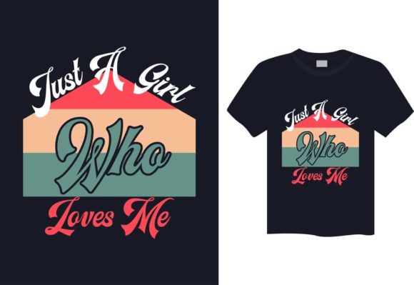 Trendy Typography T Shirt Template: Graphics for Crafts Brands