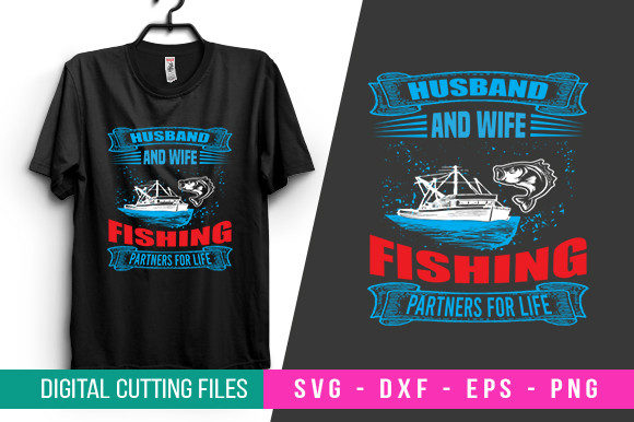 Typography Fishing T-shirt Design